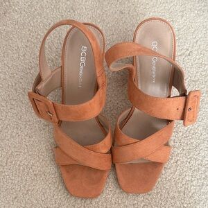 BCBGeneration Women's Brown Strappy Sandals